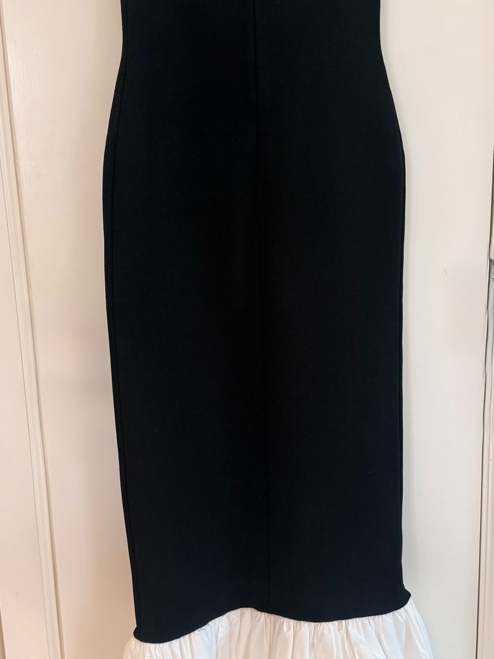 Ronny Kobo Strapless Black & White Mermaid Hem Dress - Picture 3 of 4